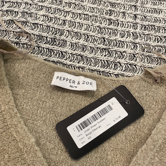 Silver Icing Under Wraps Sweater - Picture 2 of 3